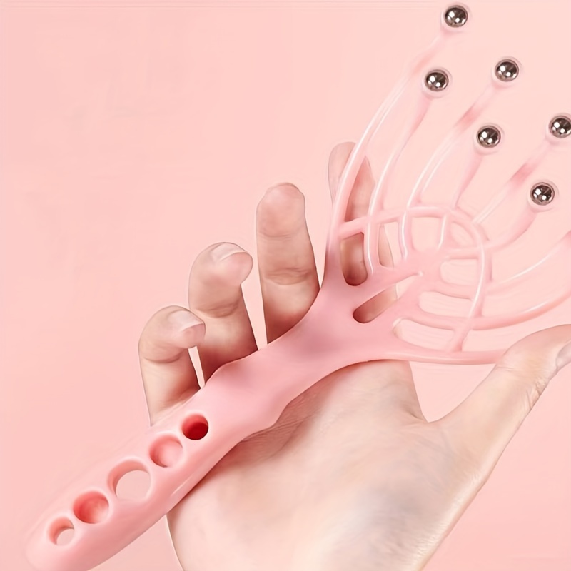 Head Scalp Massager Comb Neck Massage Roller Claws Tool for Hair