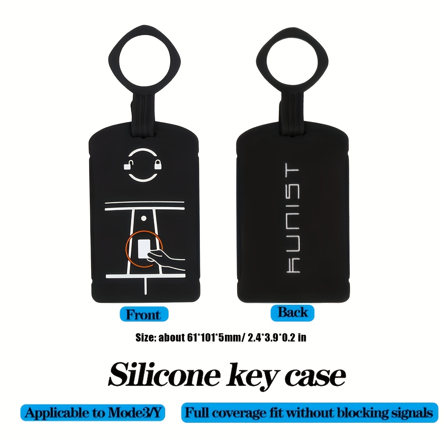 Key Card Holder Case For Model 3 Model Y Soft Silicone - Temu