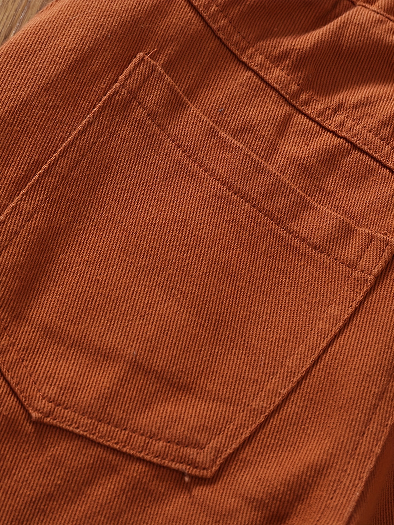Burnt Umber Solid Cotton Woven Trousers – 11.11/eleven eleven