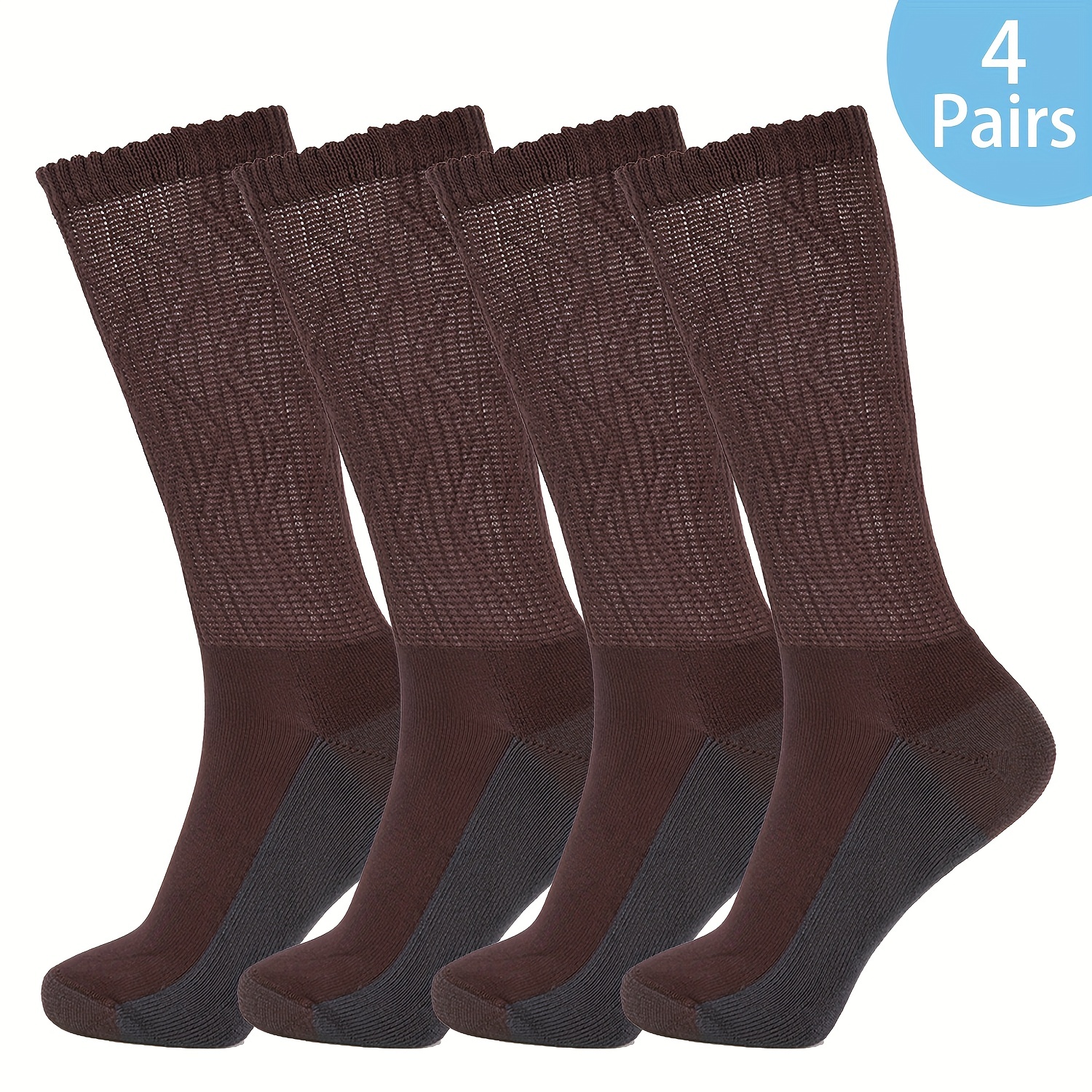 4 Pares Calcetines Diabéticos Mujeres Hombres Calcetines - Temu Chile