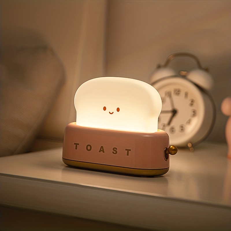 Small Timer Clock Toaster Lamp Kids Alarm Clock Cute Night - Temu