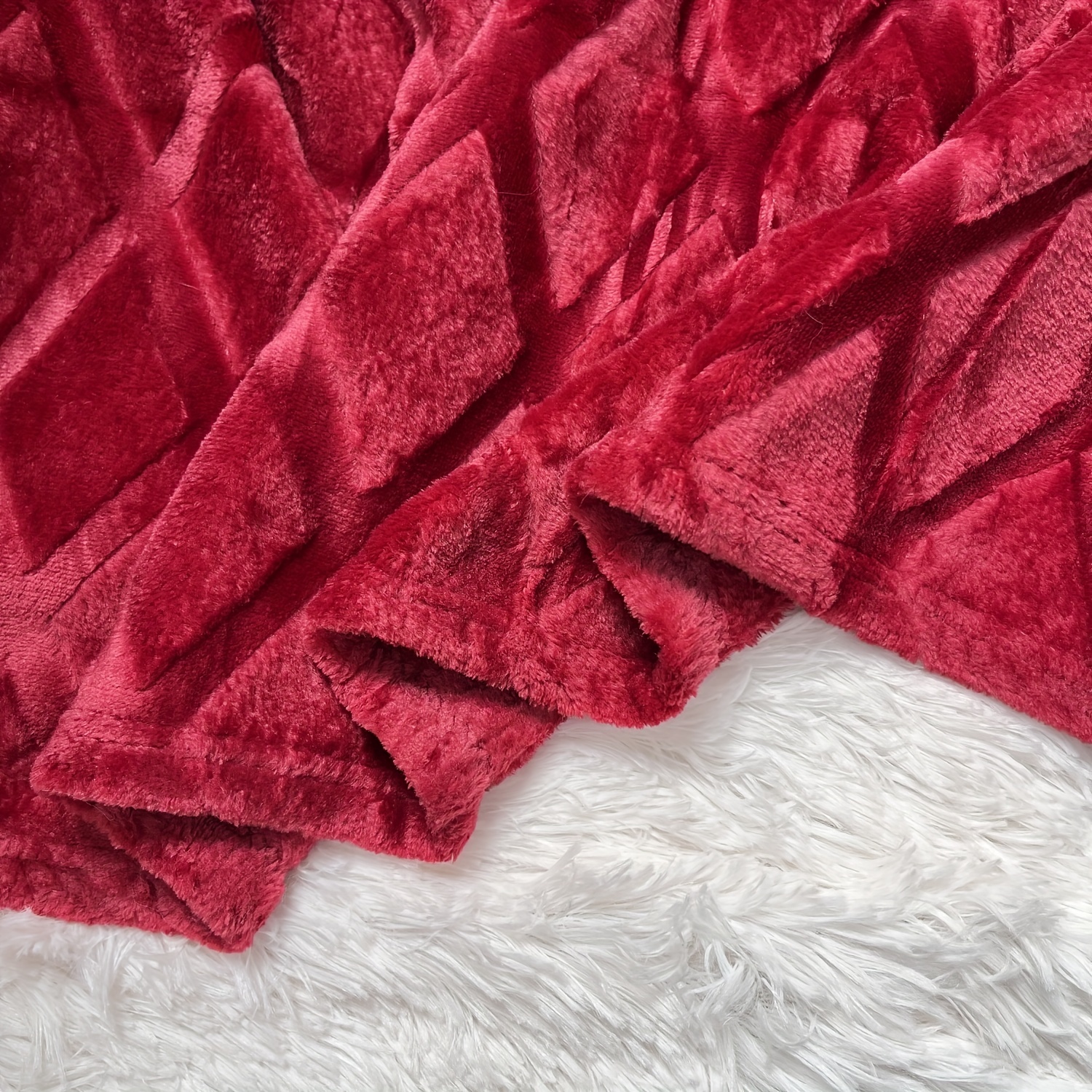 Soft discount velour throws