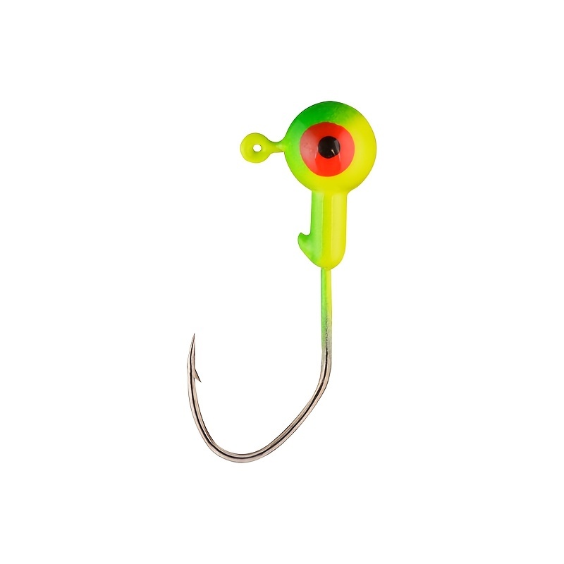 10pcs Premium Painted Jig Hooks Kit For Bass Trout Fishing Lures