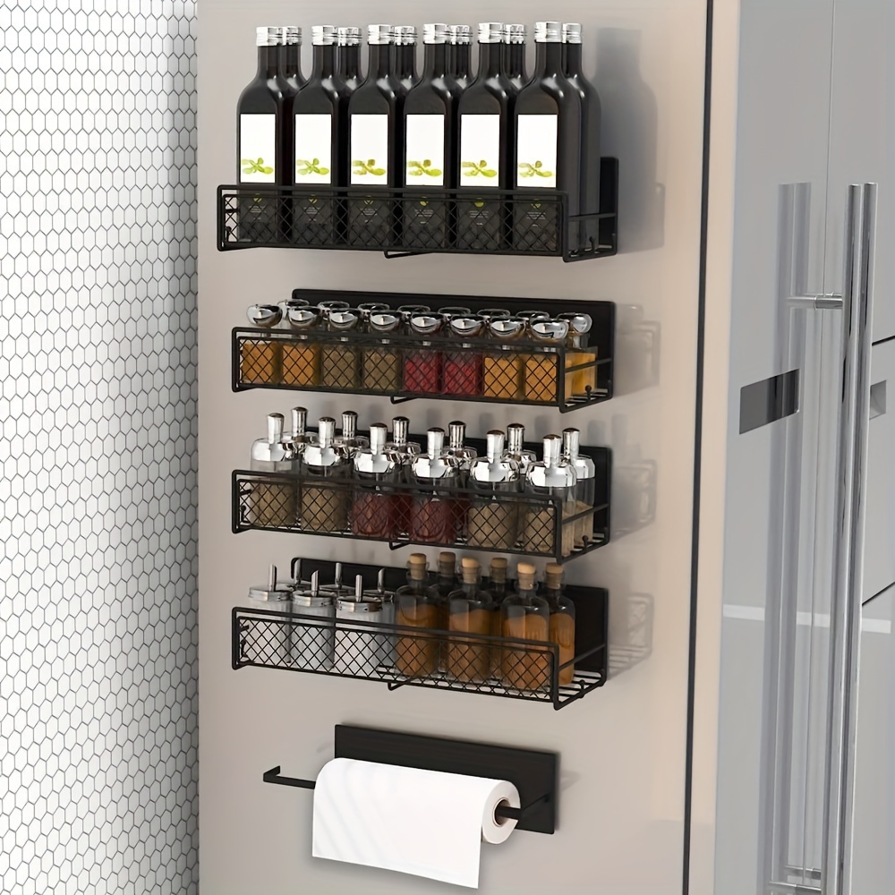 2pcs Estante Especias Magnético Refrigerador Organizador - Temu