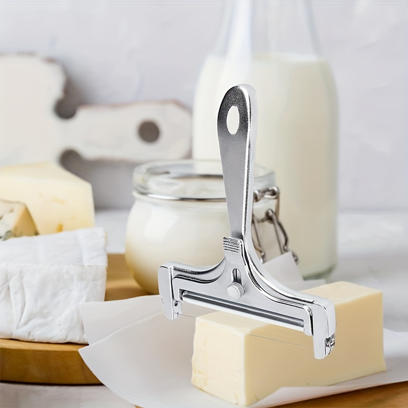 Rebanador de queso de alambre de acero inoxidable - Cortador de queso  manual para bloques de queso c JAMW Sencillez