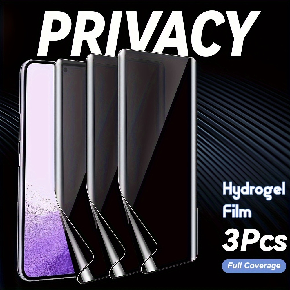 3PCS Hydrogel Film For Samsung Galaxy S23 S24 Ultra Screen Protector For  S23 S24 Plus Protective Film Not Glass