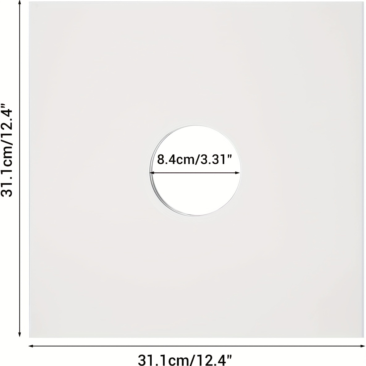 Simply Analog 12'' Deluxe PVC Vinyl Record Outer Sleeves (PACK of 20)