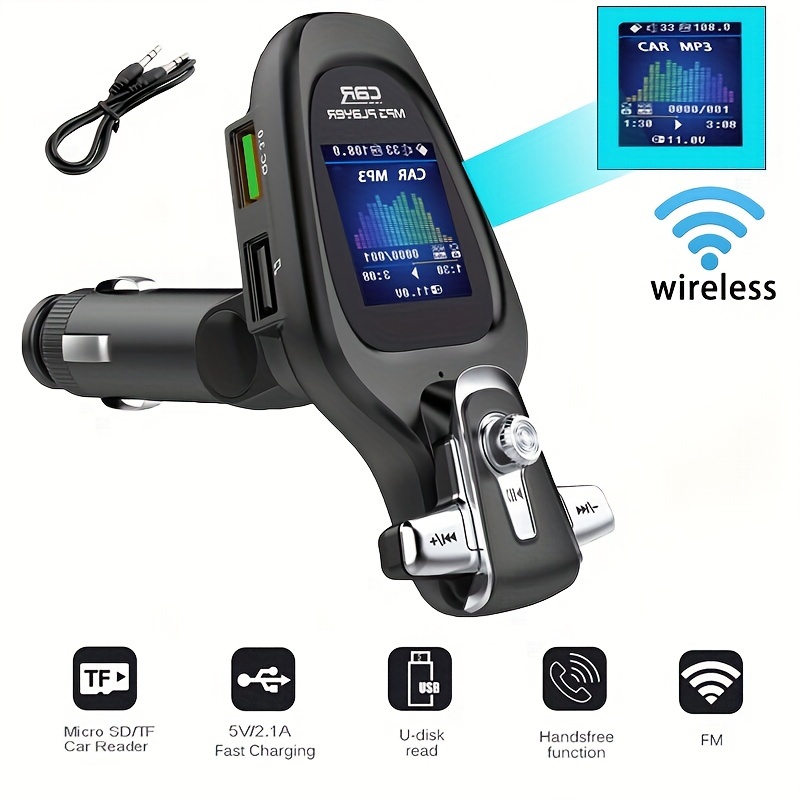 Wireless 5.3 Receiver Wireless Music Adapter Portable Car - Temu