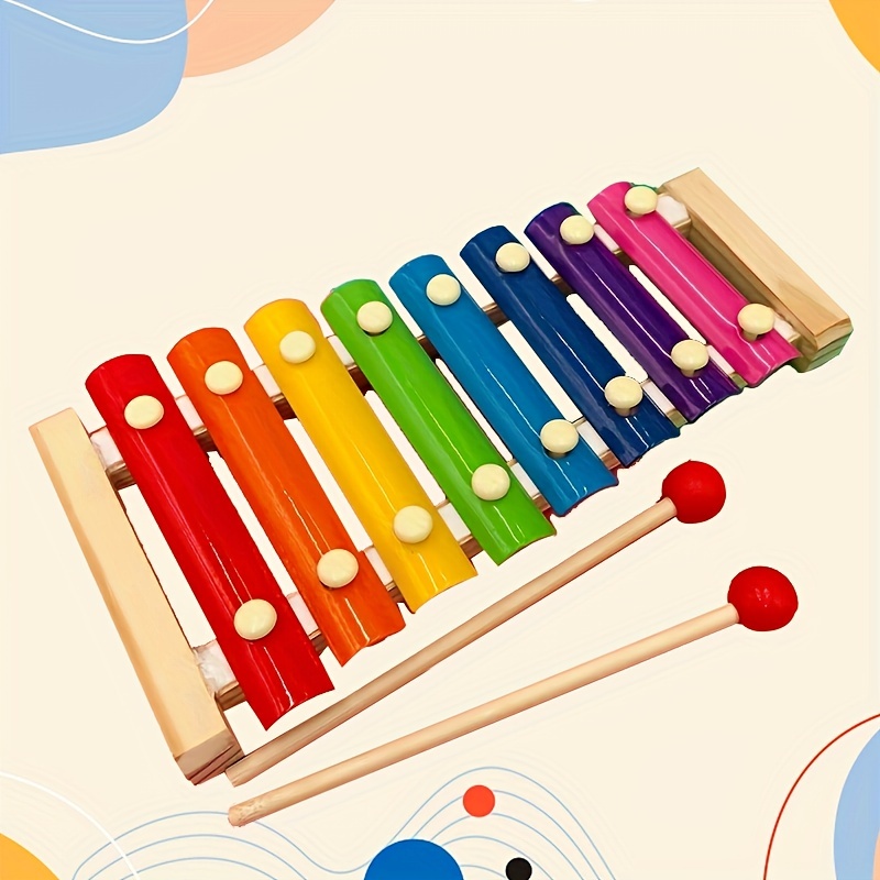 Holzxylophon Kinder Musikinstrument Spielzeug Holz 8 Tasten - Temu Austria