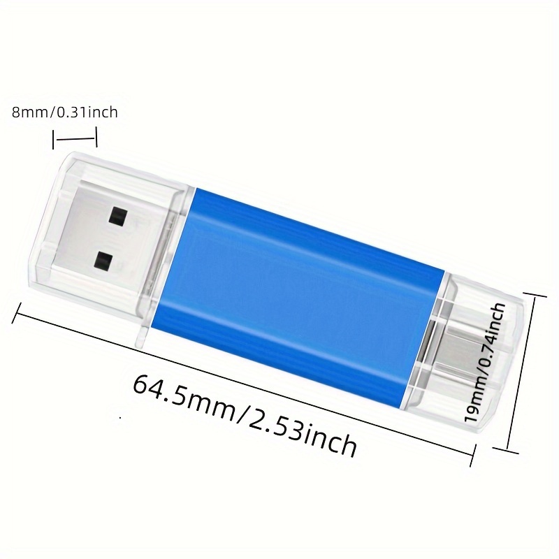 High Speed Real Capacity 128gb Otg Usb Flash Drive Type C Temu