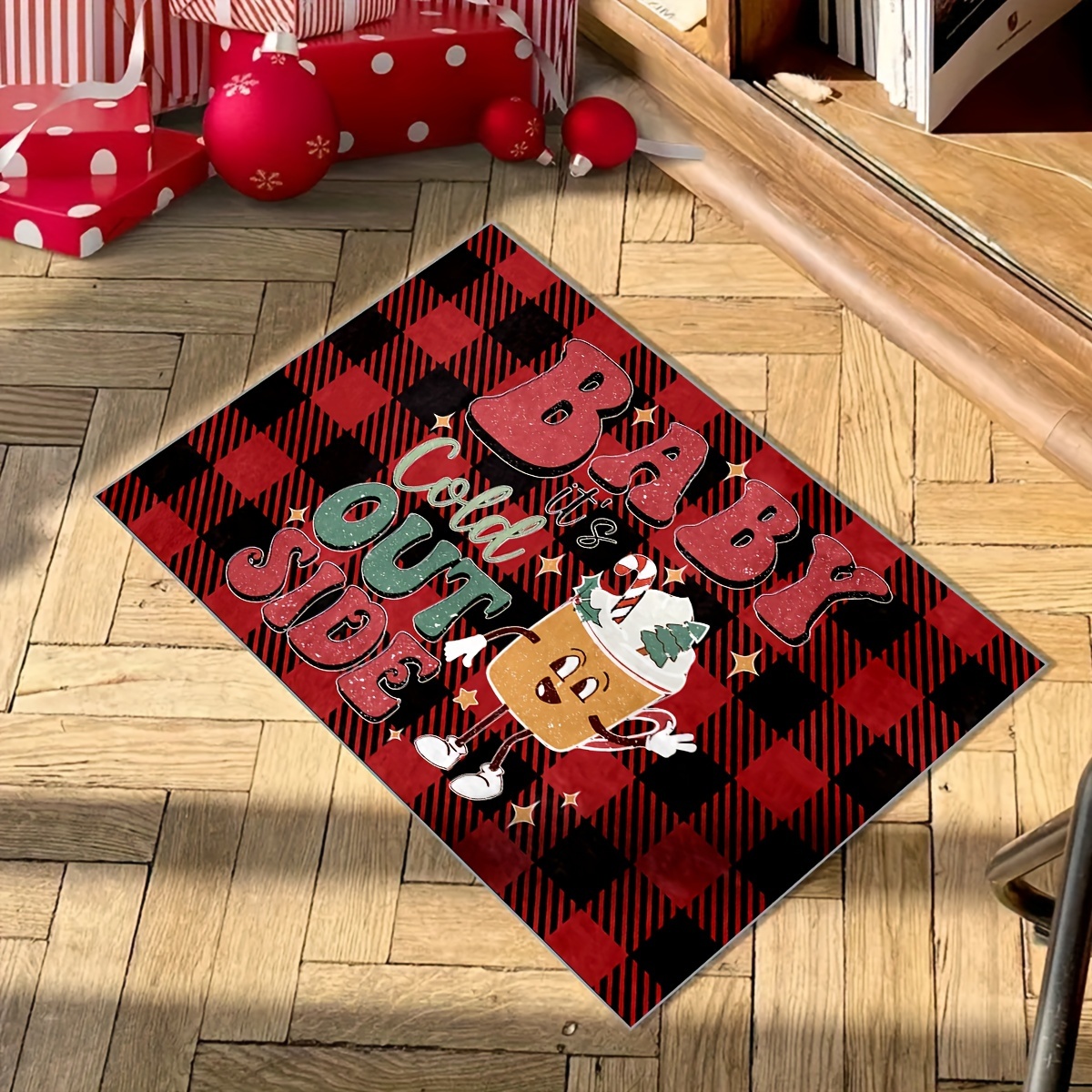 Baby It's Cold Outside Christmas Doormat