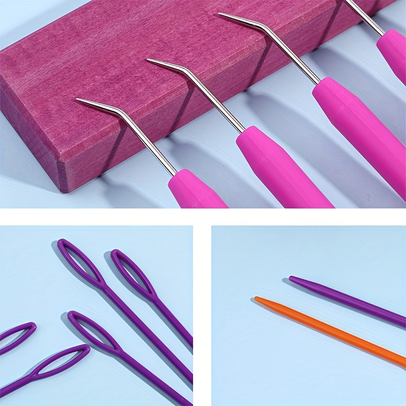 Sewing Craft Projects Needles Set Knitting Crochet Loom Hook