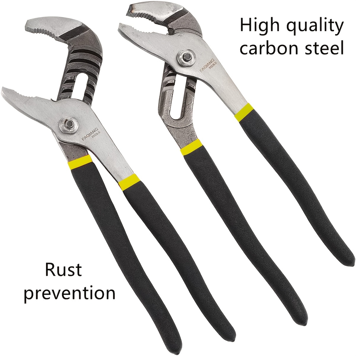 

Generies Brands Straight Jaw Tongue And Groove Pliers, Water Pump Pliers Groove Joint Pliers, Carbon Steel, High-visibility Handle (10 Inch)