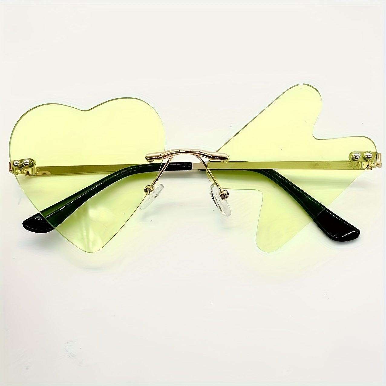 1pc Plastic Full-frame Decorative Women's Fashion Glasses