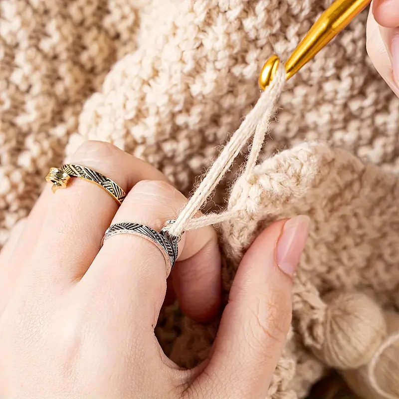 Adjustable Knitting Loop Crochet Loop Knitting Accessories - Temu