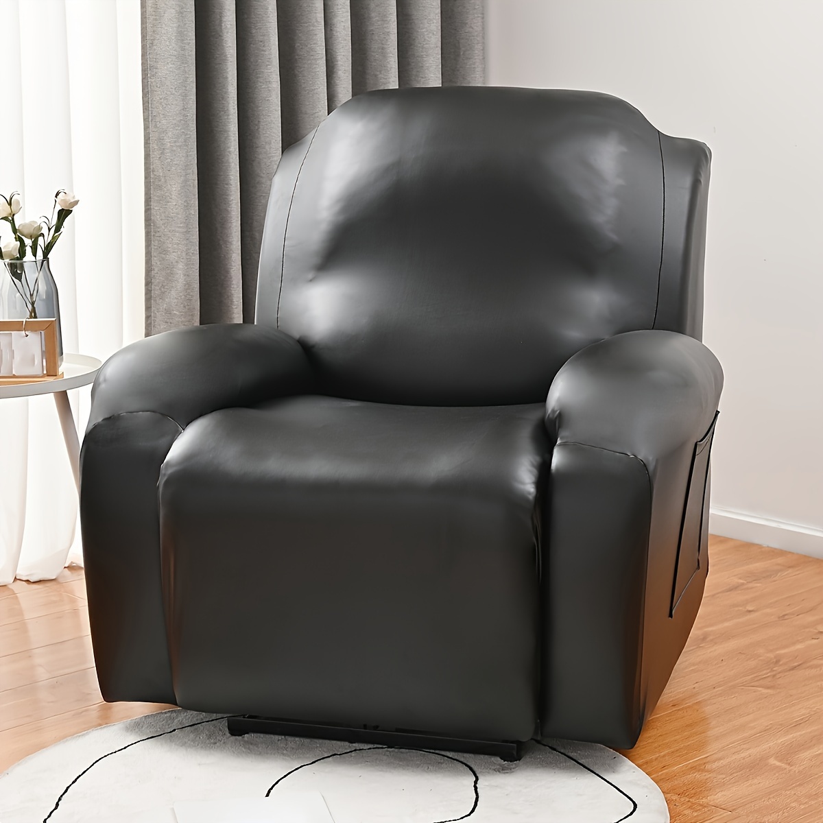 Black single recliner online chair