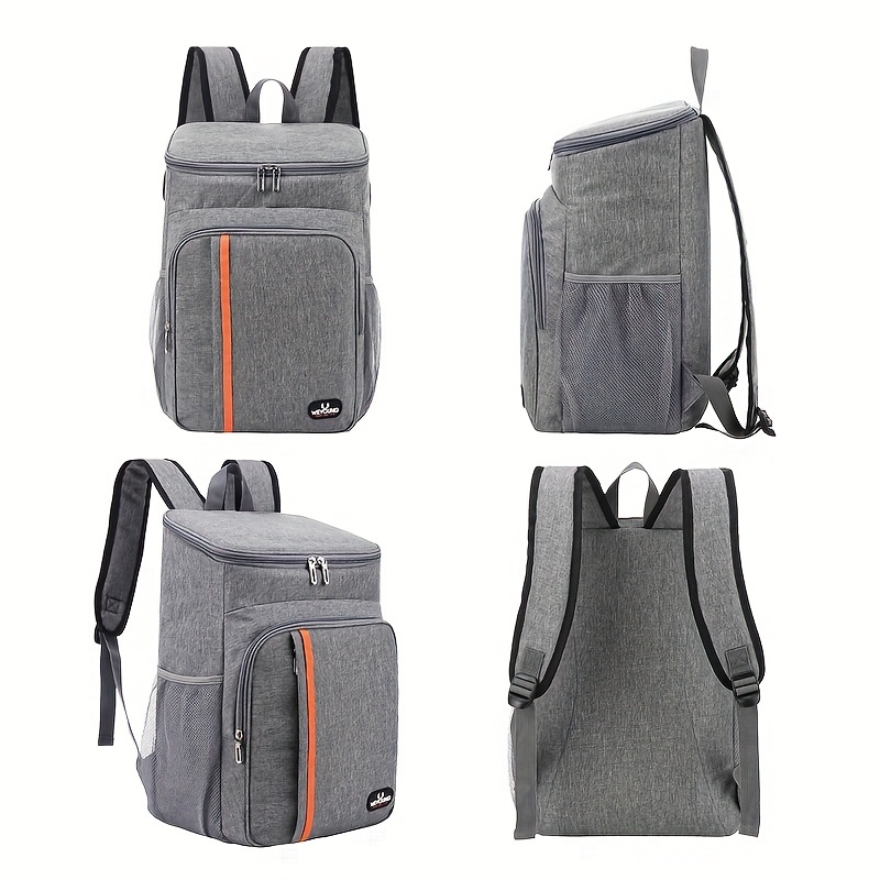 1pc New Large Capacity Insulation Backpack, Meal Bag, Portable Hand Ice Bag,  Outdoor Picnic Bag, Waterproof Bento Bag, Commuter Students Lunch Bag,  Leakproof Backpack, Multifunctional Outdoor Bag