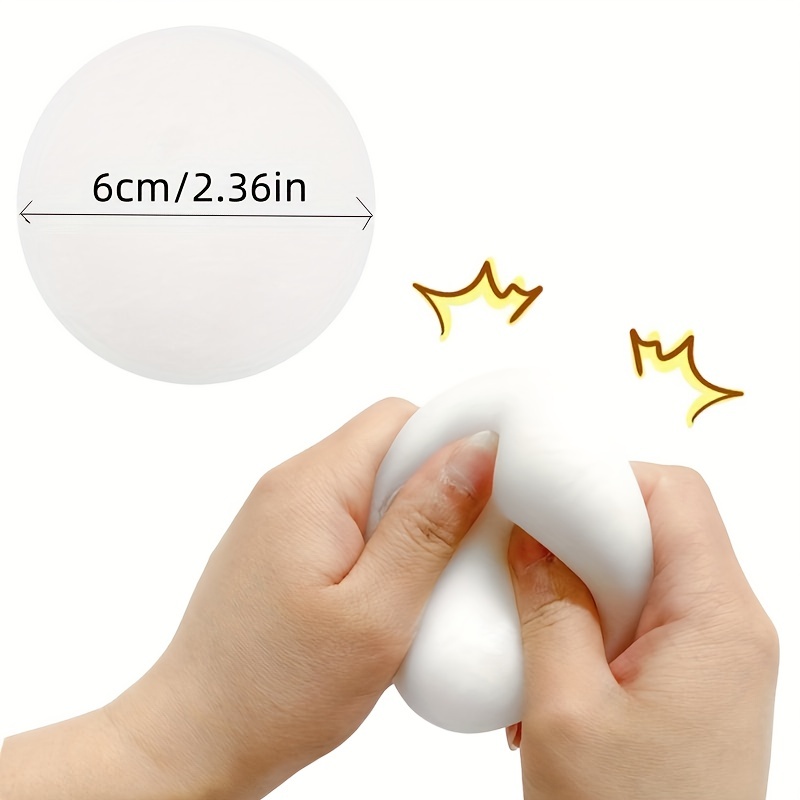 Snowball Squeeze Toys Squishy Squeeze Ball Fidget Toys Pincer Soulagement  Jouets Tpr Rebond Lent Pincer Farine Boule Anti Stress Pour Les Enfants, Économisez Plus Avec Les Offres De Liquidation