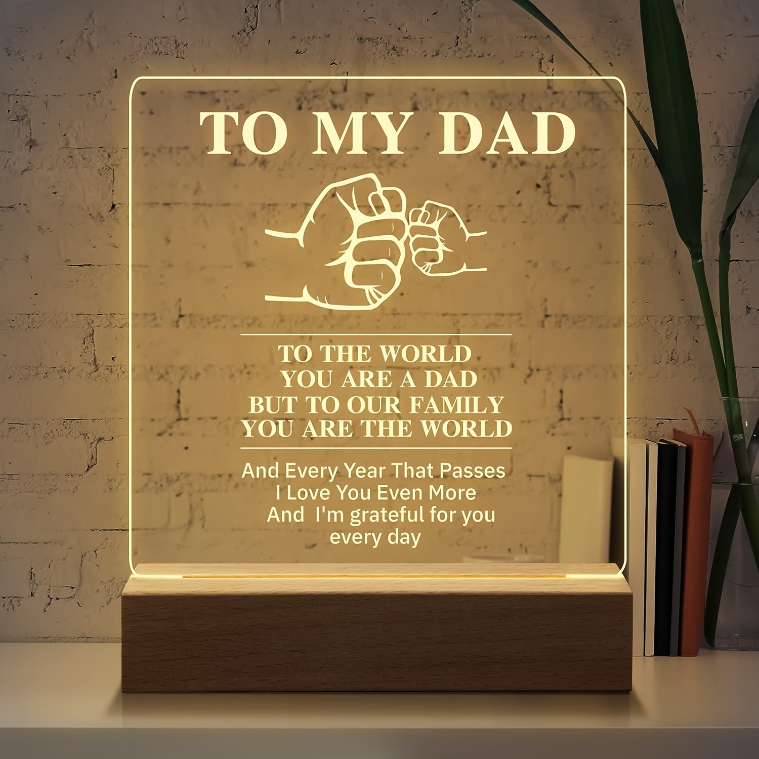 Personalized Night Light For Dad Perfect Birthday Retirement - Temu