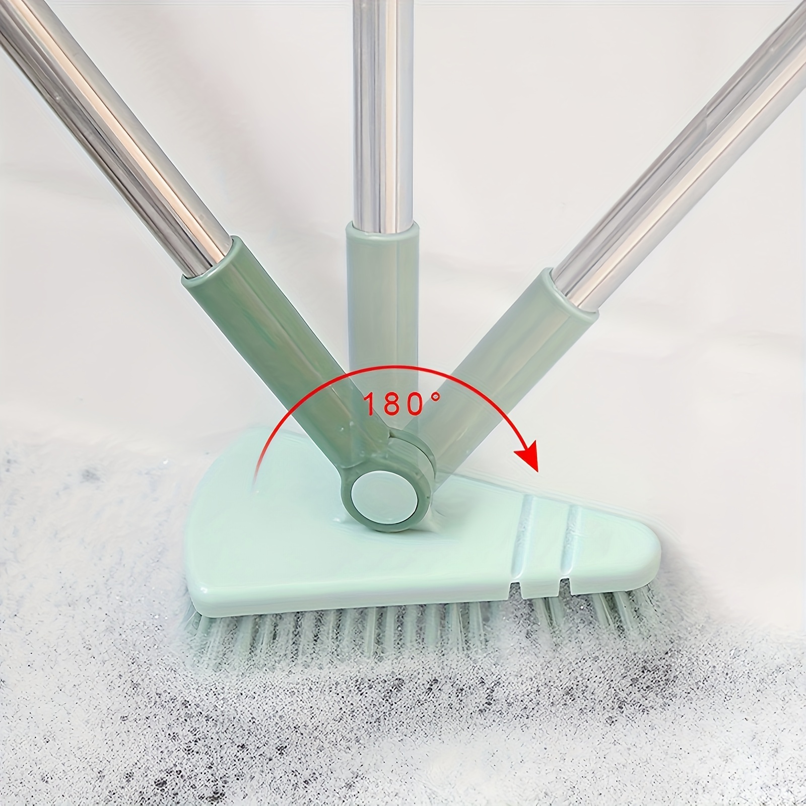  Stretchable Floor Scrubber with Hard Bristle and