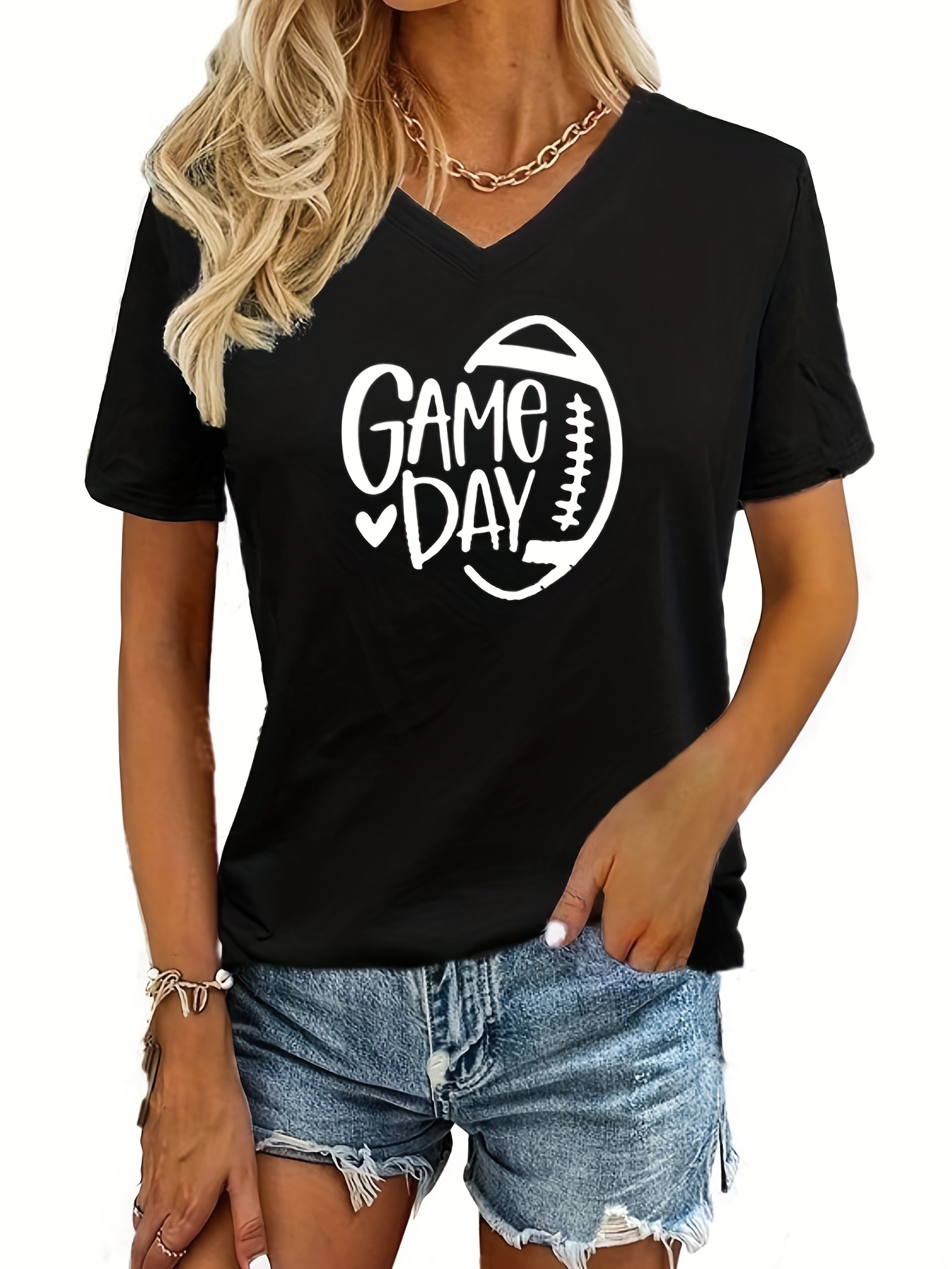 Game Day Vibes Sweatshirt Super Bowl Sweatshirt Women 