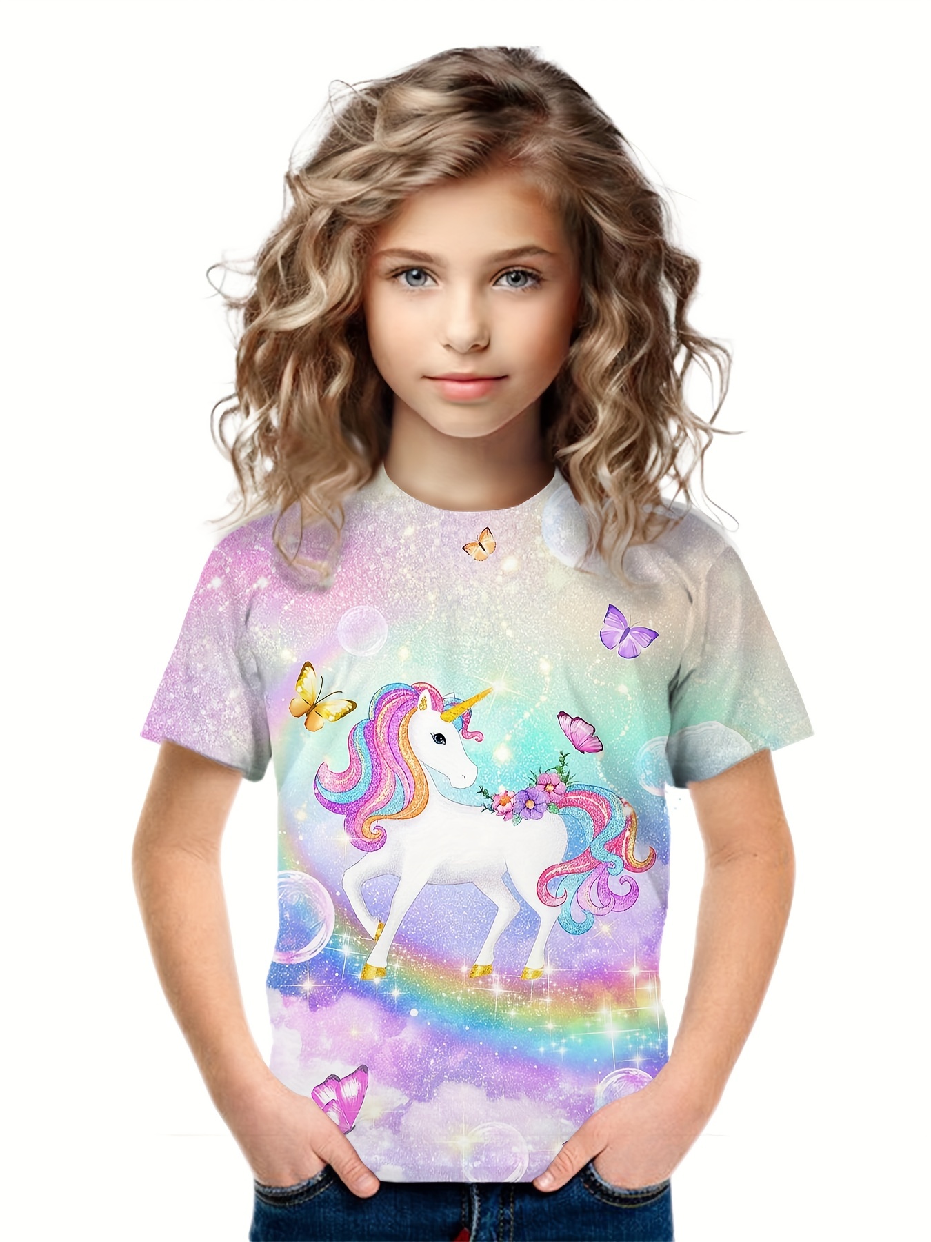 Unicorn Shirt for Girls long Sleeve Shirt -  Canada