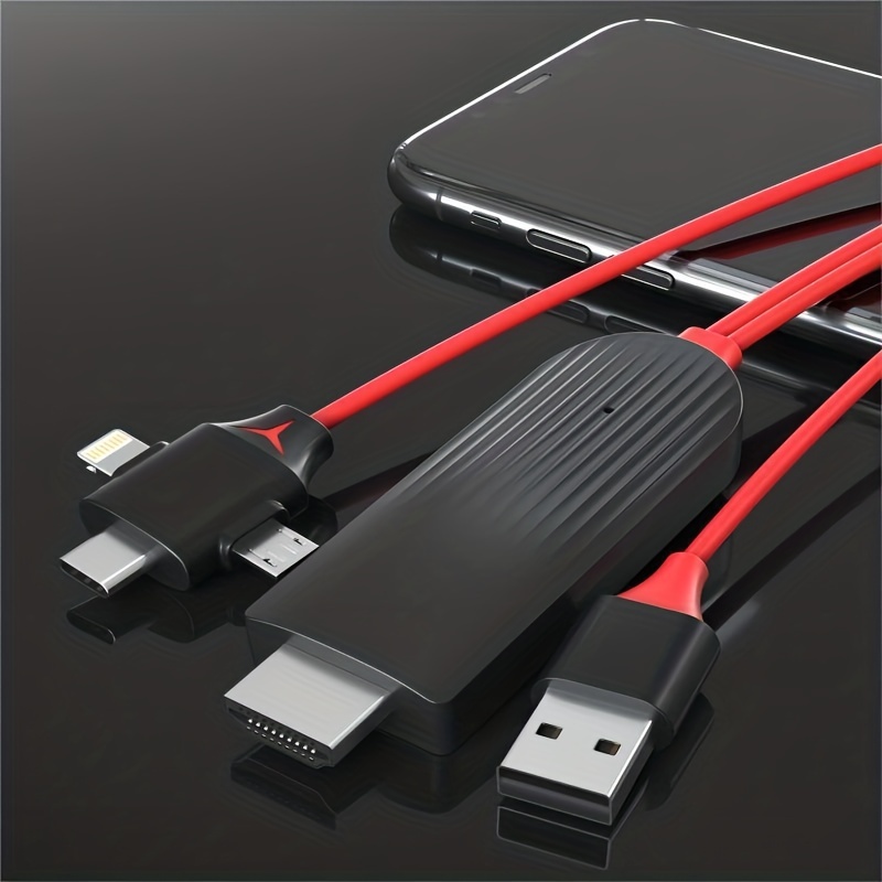 Cable adaptador MHL Micro USB a HDMI 1080P HD TV para Telefono