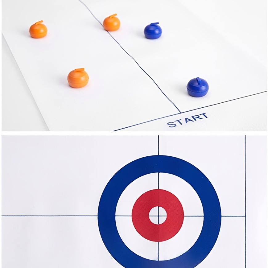 Tabletop Curling Game And Family Fun Board Games For Kids - Temu