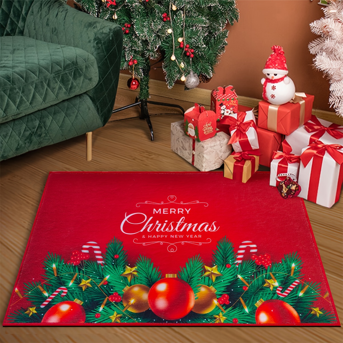 Non slip Doormat Welcome Mat Merry Christmas Snowman Xmas - Temu