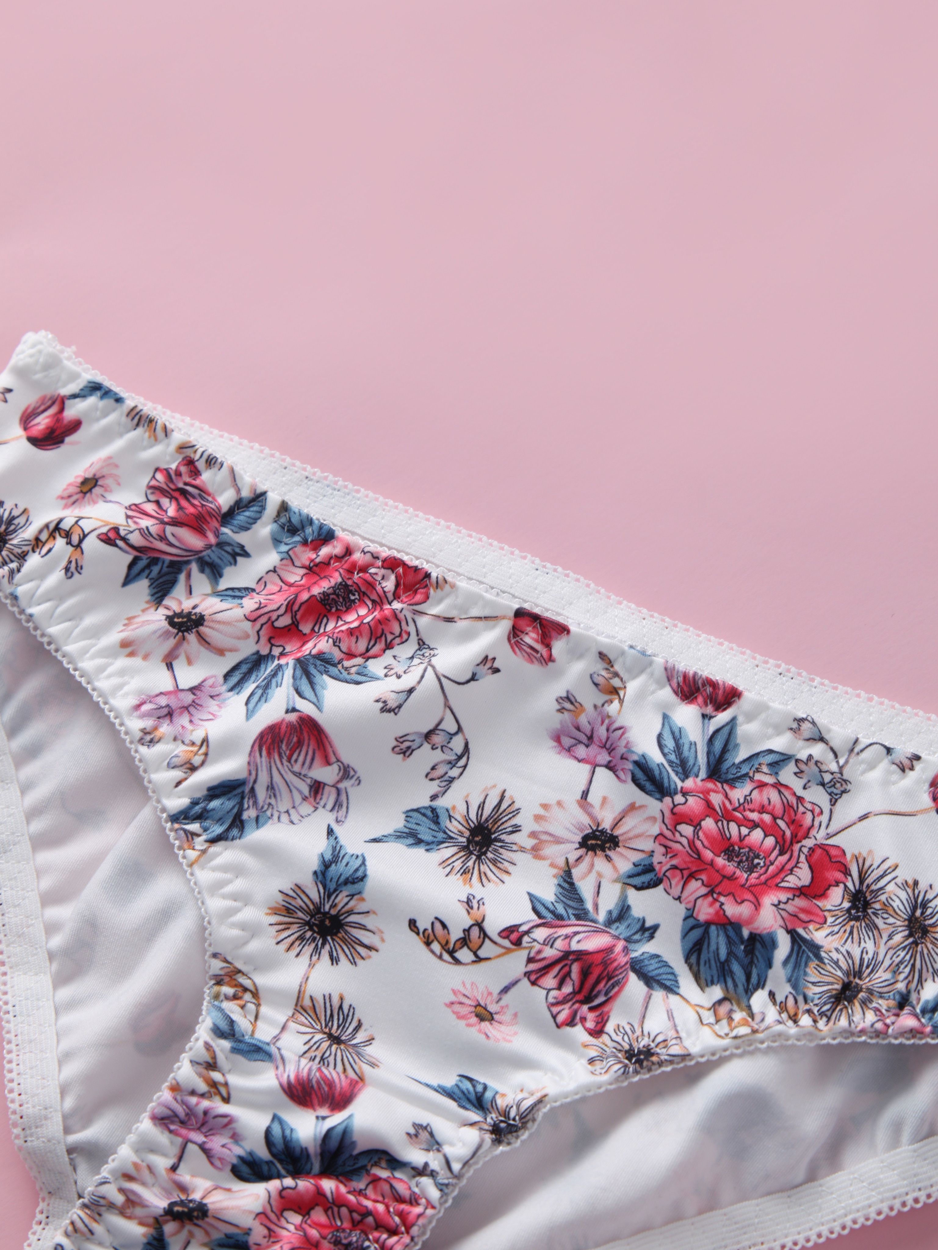 Buy THE MEGA STORE Light Pink Bra - Panty Lingerie Set for Women