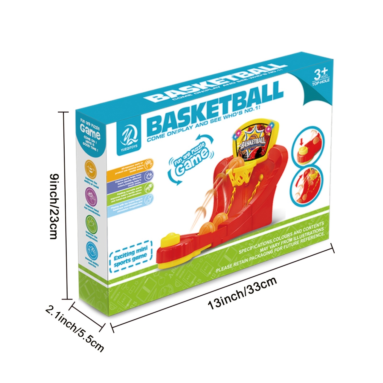 Mini jeu de table de basket-ball de bureau Arcade Hoops Slap Projection Mini  jeu pour les enfants de 5 ans et plus