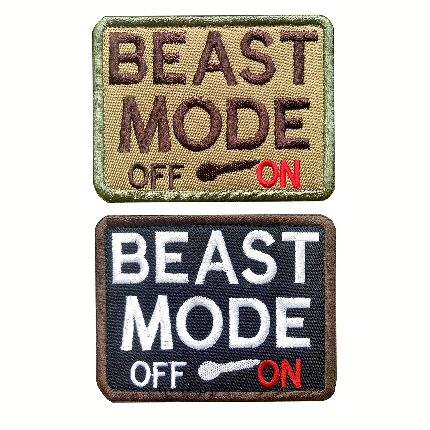 Show Your * Mode On with Military Badge Emblem Patches - Hook & Loop  Patches for Backpacks, Caps & Bags!