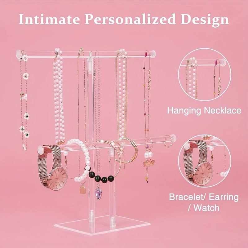 Hanging Necklace Display Stands Selling Keychain Holder Jewelry Organizer  Bracelet - AliExpress