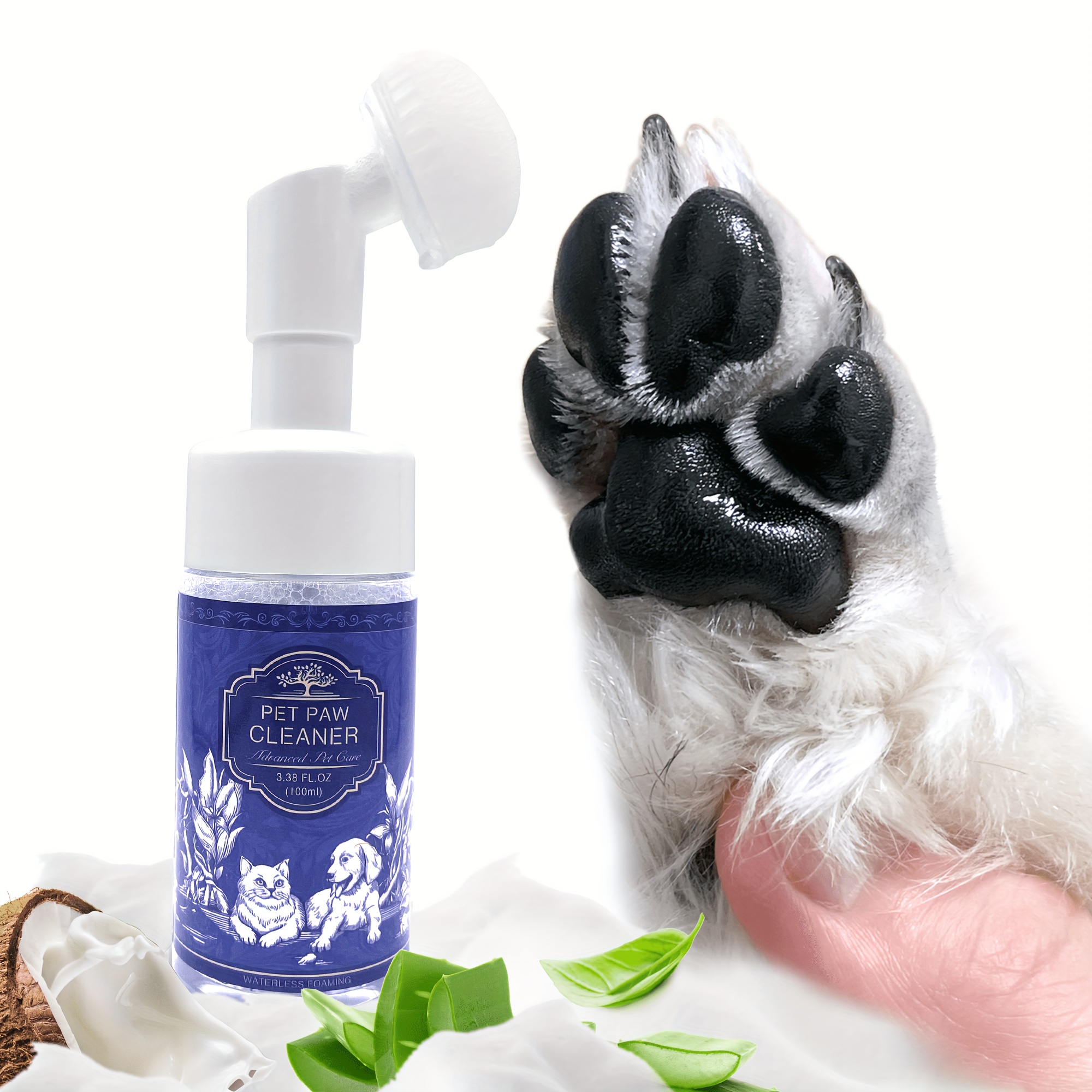 Pet Paw Cleaner Foot Care Dry Cleaning Foam Pet Feet Cleaner - Temu