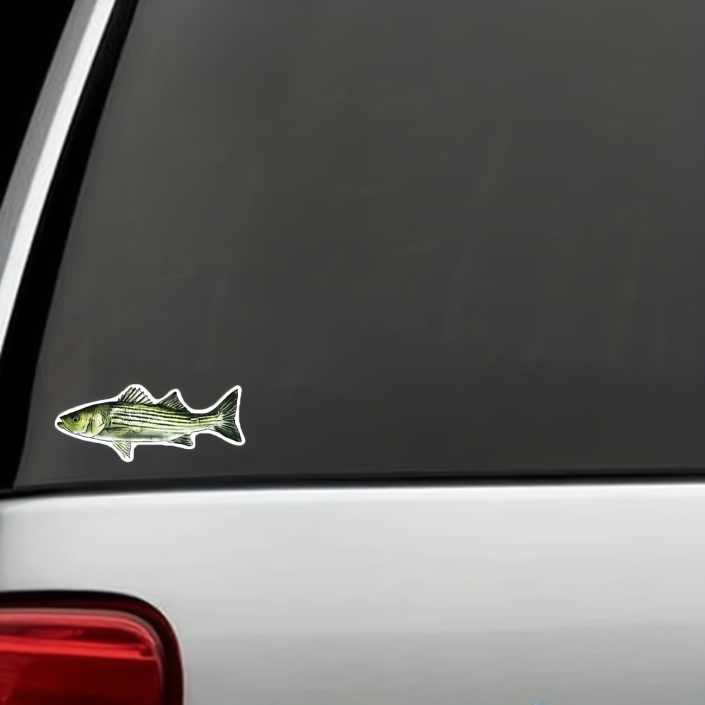 Striped Bass Stickers Fisherman Love Fish Stickers Car Truck - Temu Canada