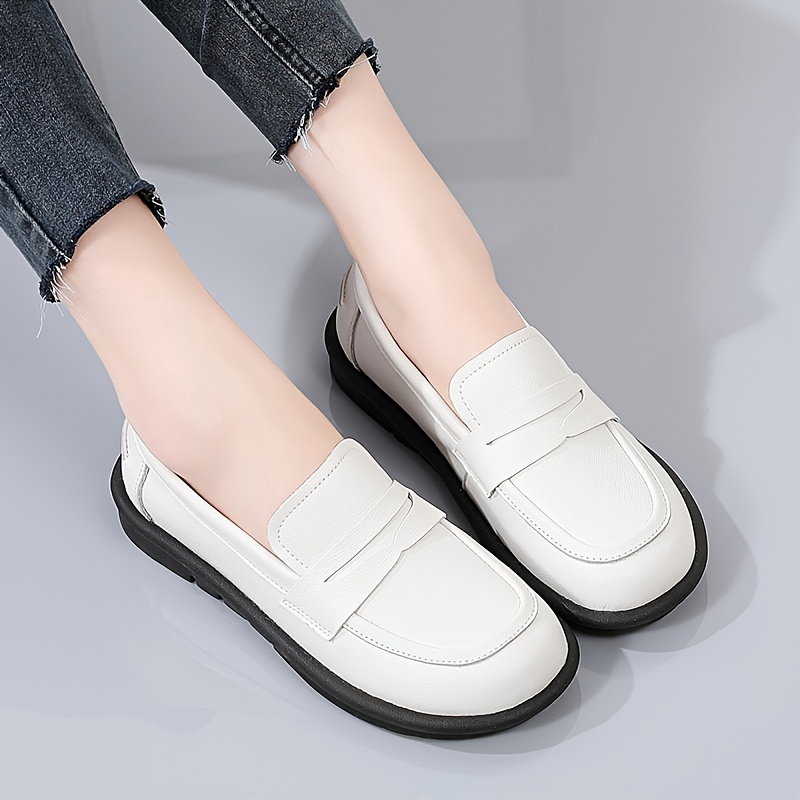 Zapatillas Impermeables Color Sólido Mujer Zapatos Casuales - Temu
