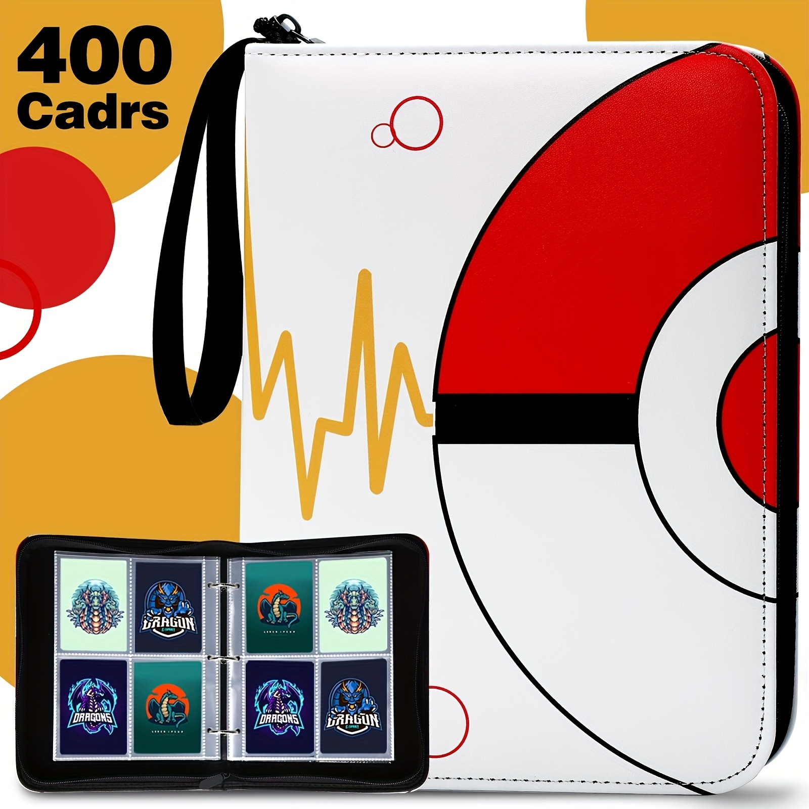Classeur Carte Pokemon, Porte Carte à Collectionner, 400 Pochette