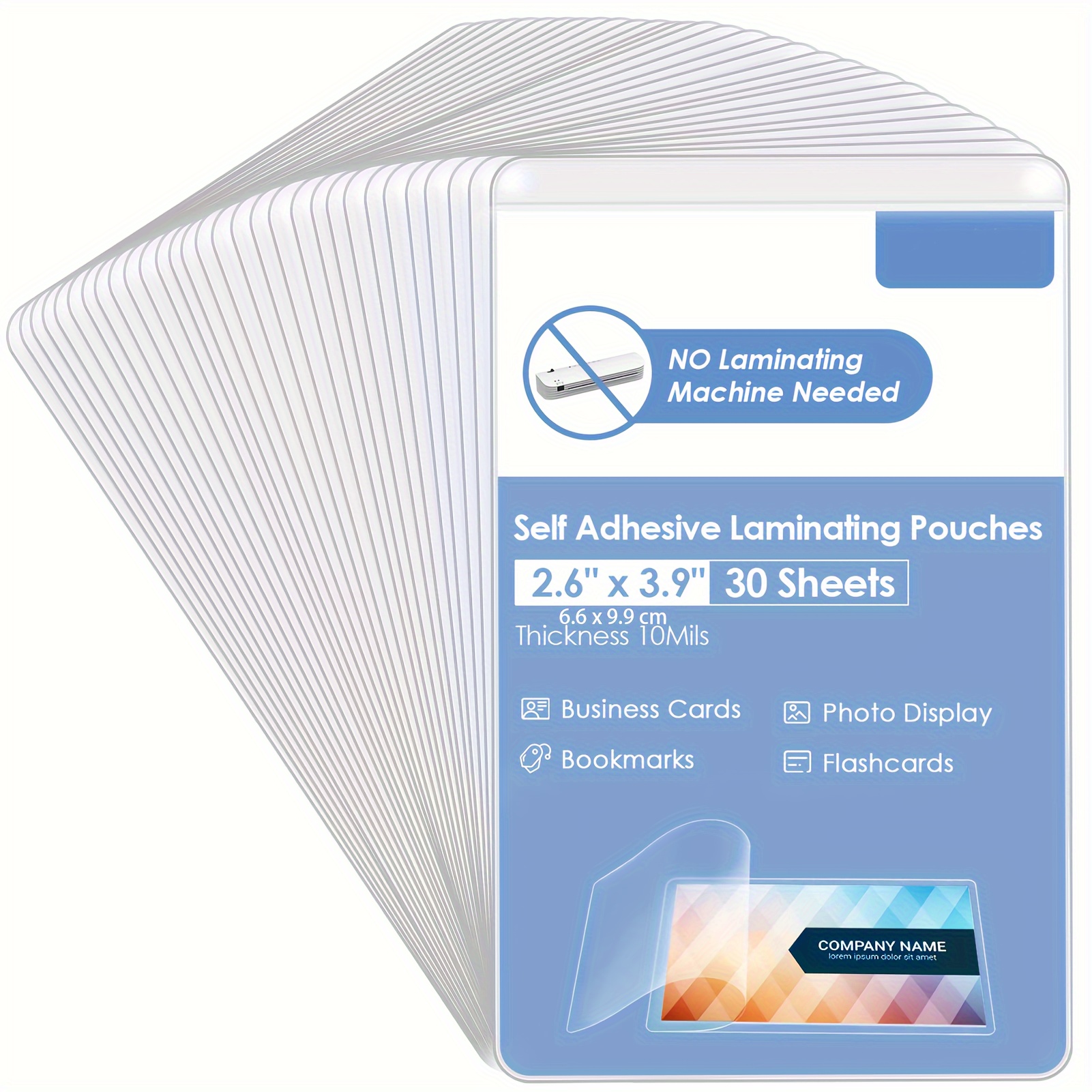 

Carpro -adhesive Laminating 30-, 10 Sleeves, No Required, Round