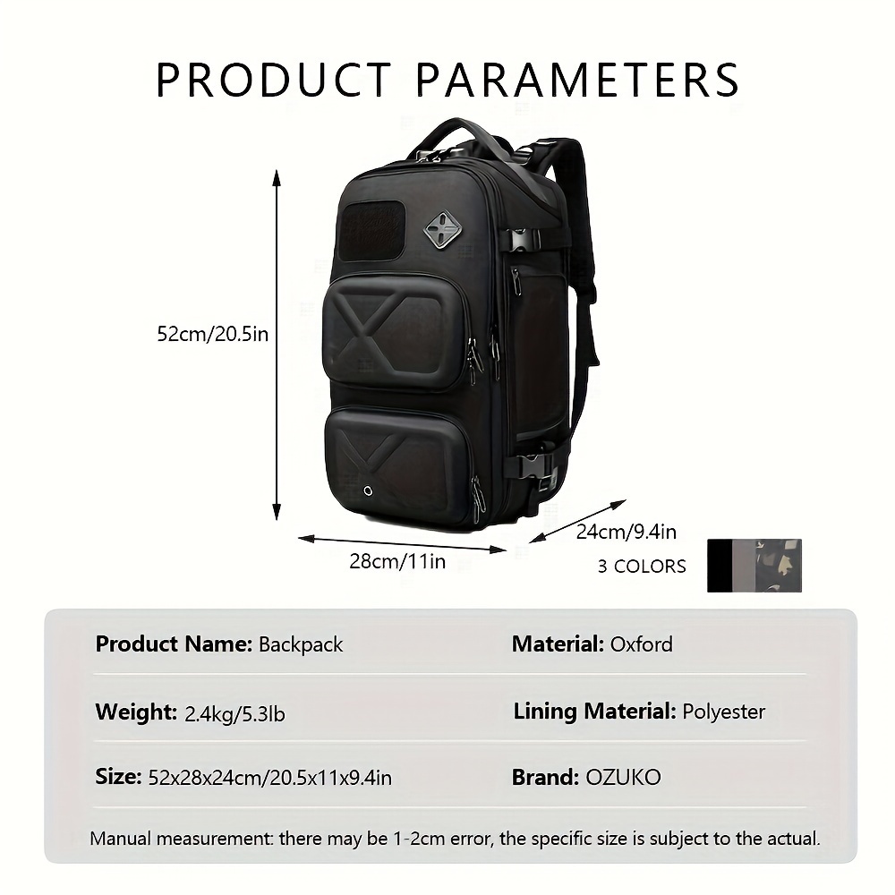 Mochila de viaje grande para mujeres, llevar mochila para hombres, mochila  de senderismo impermeable mochila deportiva al aire libre mochila casual  mochila escolar ajuste 14 pulgadas portátil ingenio