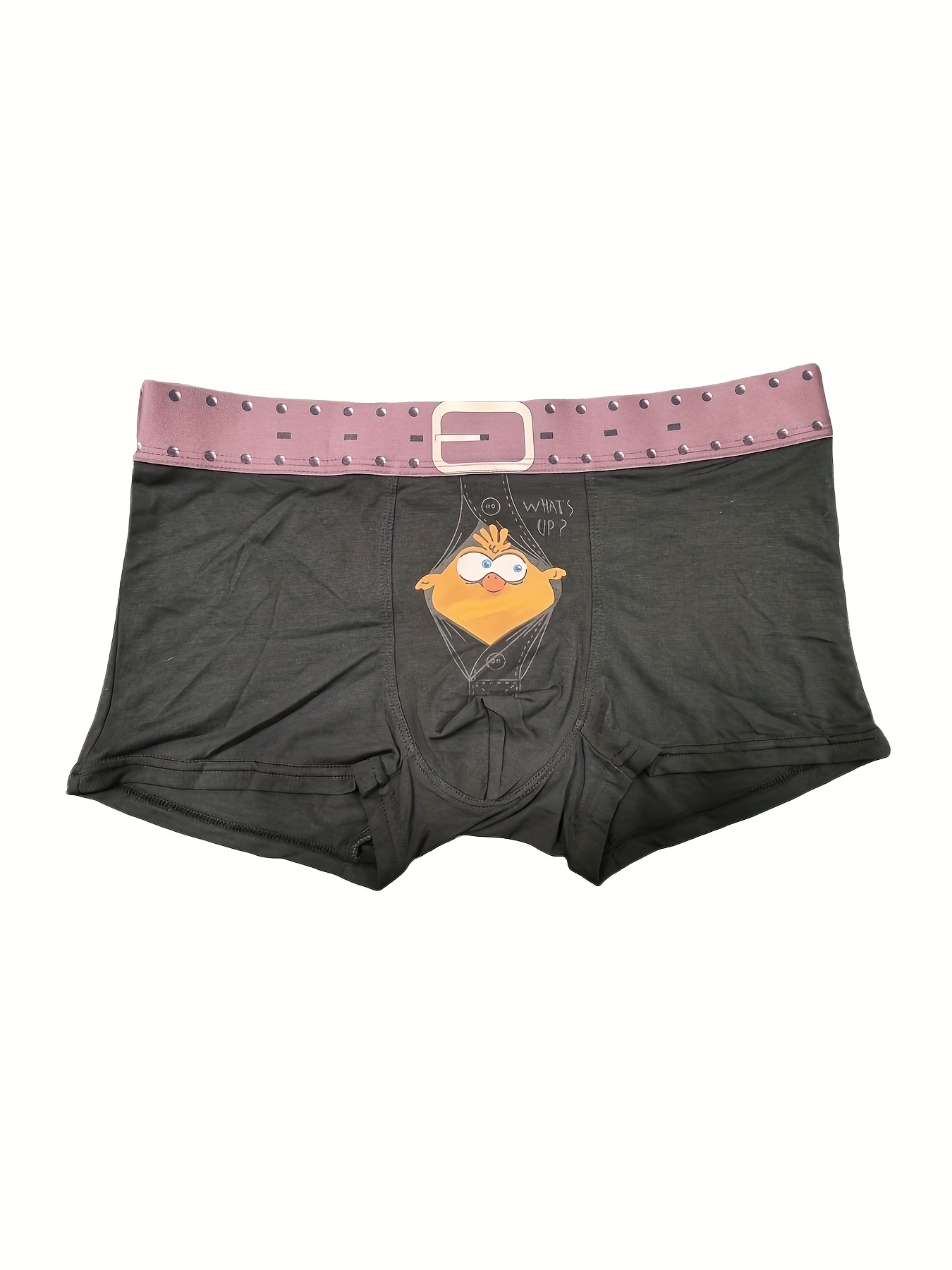 Men's Underwear Cartoon Calf Pattern Fashion Personality - Temu