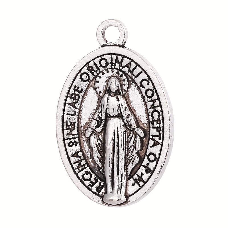 Miraculous Medal Oxidized Medal