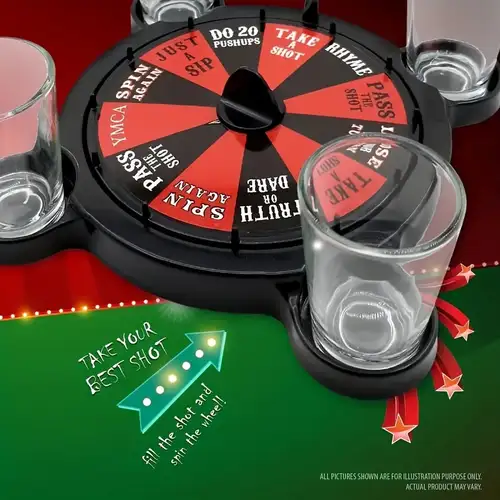 Plastic Test Game Drinking Roulette