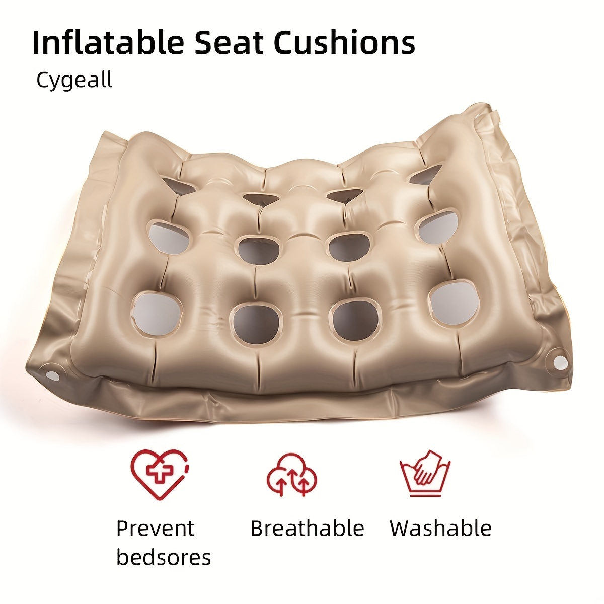 Inflatable Seat Cushions For Pressure Relief, Wheelchair Cushion For  Pressure Sore, Bed Sore Cushions For Butt For Elderly, Pressure Sore  Cushions For Sitting In Recliner, Inflatable Seat Cushions For Pressure  Relief 