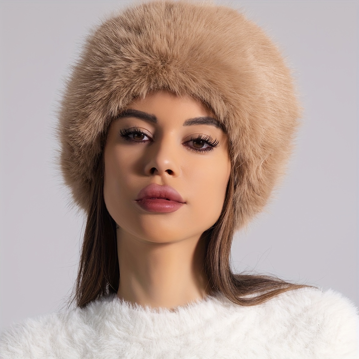 Winter Imitation Fox Fur Headband Accesorios Halloween - Temu