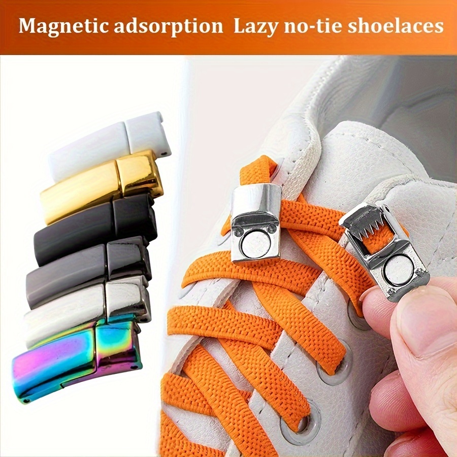 Magnetic Metal Shoelace Buckle Shoe Accessories Curved - Temu