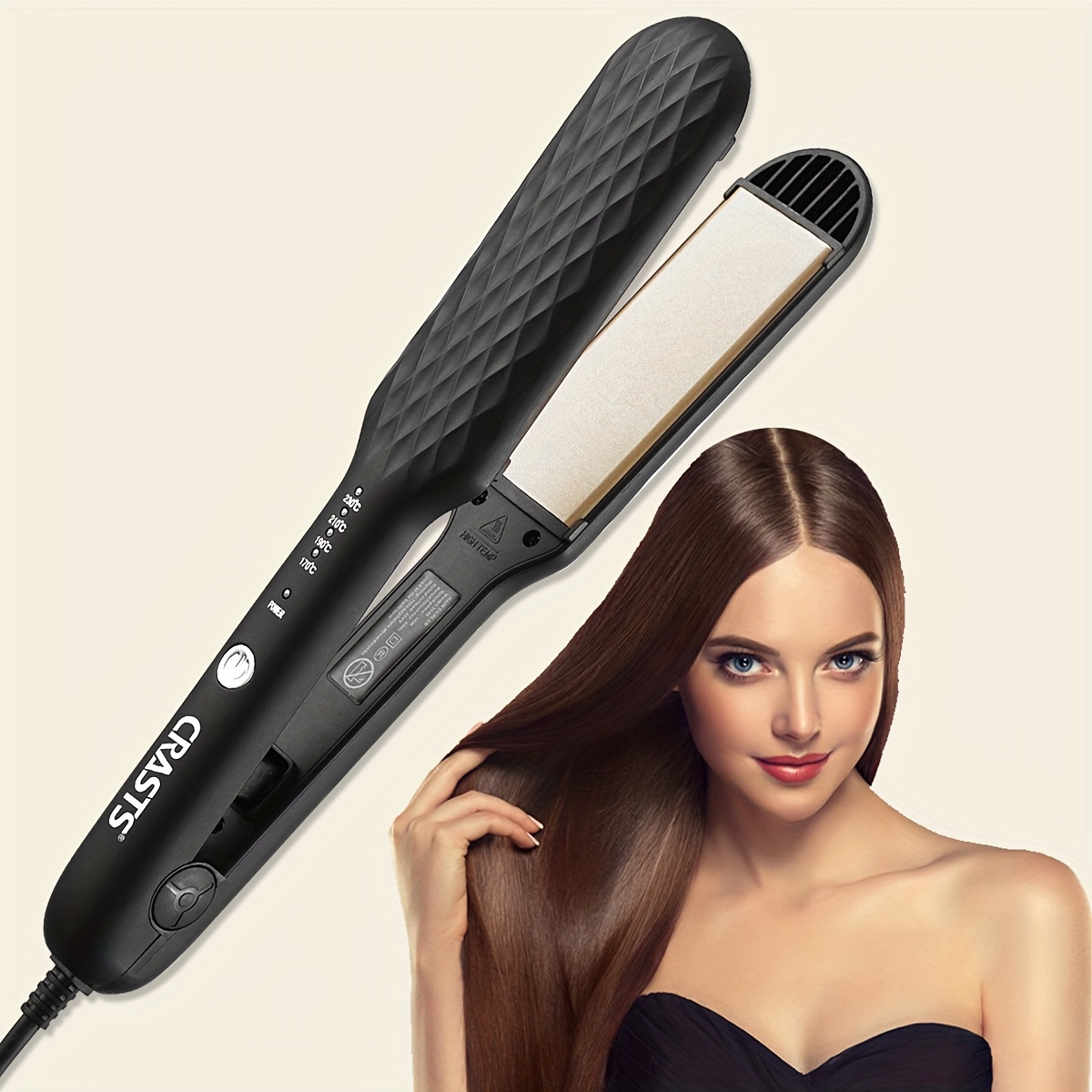 

Hair Straightening Flat Iron, Professional Hair Straightener Hair Curler, Diy Electric Hair Styling Tool For All Hair Types