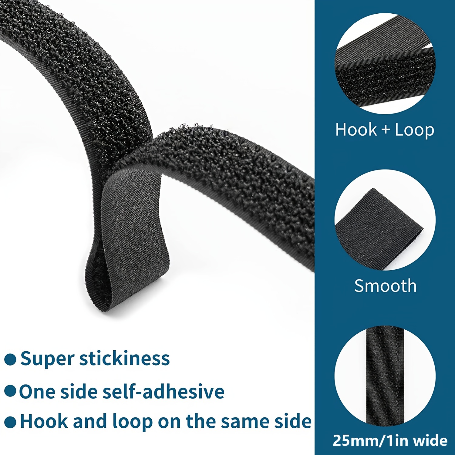 Hook Loop Strap 25 Metal Buckles Adjustable Fastening - Temu Australia