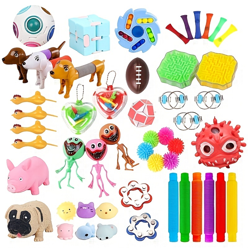 Random Fidget Toys Fantasy Funny Mystery Gifts Pack - Temu