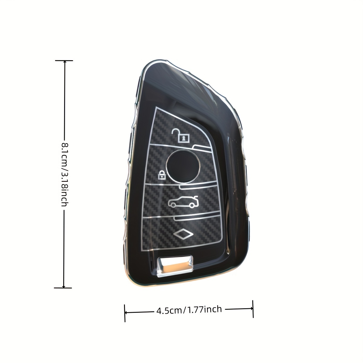 Carbon Stripe Car Remote Key Fob Cover Case Holder Protector - Temu Austria