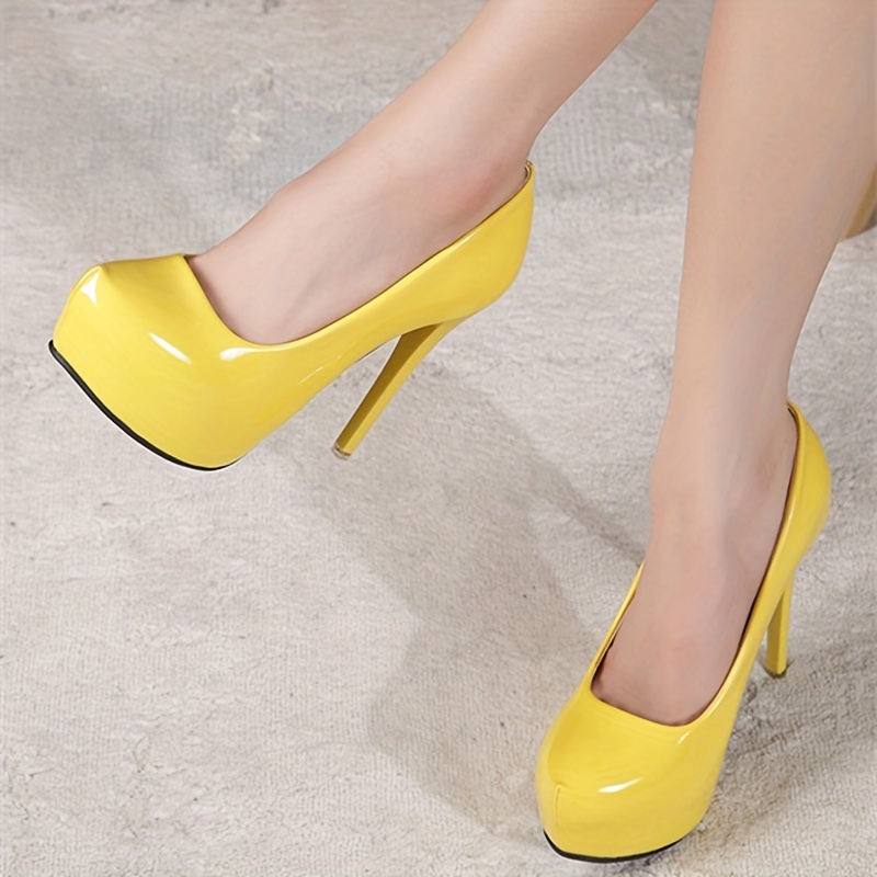 Sexy on sale yellow shoes